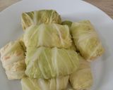 Foto langkah ke 5 dari resep Sawi gulung isi tahu.