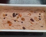 A picture of step 11 of Whole wheat Banana oats bread with nuts n choco chips.