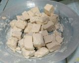 Foto langkah ke 1 dari resep Tumis Tahu Putih,Telur Saos Tiram Daun Jeruk.