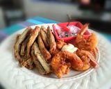 Foto del paso 2 de la receta: Langostinos y pejerreyes con Panko 🇵🇪👍