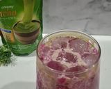 Foto langkah ke 2 dari resep Buah Naga Kocok Matcha Soda.
