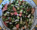 Foto do passo 3 de Saladinha de pimento🫑🍅🥒