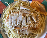 Foto del paso 9 de la receta: Espaguetis con salsa de tomate casera, queso y pollo en plancha