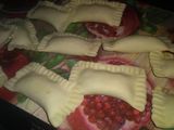 Raviolones caseros exprés de pollo y espinacas