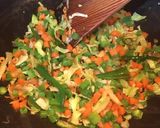 A picture of step 2 of Vegetable Soup.