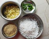 A picture of step 1 of Farali (fasting) Sabudana Khichdi.