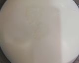 A picture of step 2 of Khubani ka meetha.