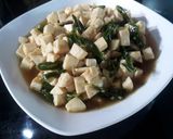 Foto langkah ke 3 dari resep Oseng Putih telor ayam cabe hijau.