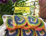 Foto langkah ke 4 dari resep Getuk Singkong Keju Pelangi.