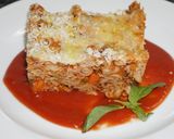 Foto del paso 5 de la receta: Pasta espiral con salsa tuco de carne con vegetales horneada