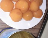 Foto del paso 1 de la receta: Postre crema y durazno