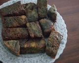 A picture of step 3 of Steamed arrow roots leaves Bhajia#my creative arrowroot contes.