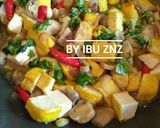 Foto langkah ke 8 dari resep Tumis Jamur Kancing dan Tahu.