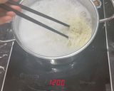 Hình bước làm 2 của món Bún lạnh trộn kim chi cải non Hàn Quốc