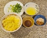 冬菜蝦皮蔥花蛋炒飯的食譜步驟1照片