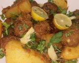 A picture of step 13 of Kofta karai.