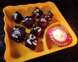A picture of step 9 of Beetroot Coconut Burfi.