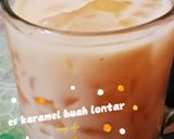 Foto langkah ke 3 dari resep Es karamel buah lontar.