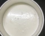A picture of step 3 of Steamed layered sandesh with orange mousse.