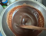 Gambar langkah 10 resipi Kek Coklat.