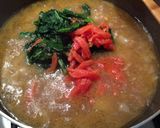 A picture of step 5 of Sardinian Fregola Soup with Beef and Vegetables.