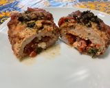 Une image de l'étape 16 de Roulades de porc à la tomate, herbes aromatiques et feta.