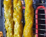 A picture of step 3 of Grill Chicken seekh kabab 😋😋.