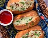 A picture of step 6 of Stuffed Pizza boats.