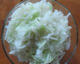 A picture of step 1 of Lauki kheer.