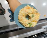 A picture of step 5 of Leftover rice vegetable menduvada.