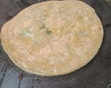 A picture of step 5 of Punjabi paratha thali(radish layered paratha, Yoghurt lassi).
