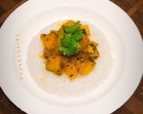 A picture of step 1 of Pumpkin Curry (भोपळ्याची रस्सा भाजी).
