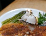 A picture of step 5 of Oven Baked Blackened Snapper w/ Asparagus.