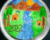 A picture of step 6 of Welcome Cake 2022.