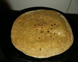 A picture of step 8 of Aaloo kay parathay.