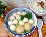 Foto langkah ke 3 dari resep Sup bakso ikan.