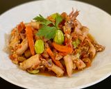 Foto langkah ke 4 dari resep Cumi Asin Balado.