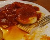 A picture of step 5 of Italian sausage ravioli.