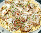 Foto del paso 5 de la receta: Tortilla abierta con setas y parmesano