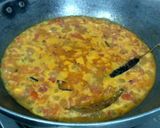 A picture of step 3 of Gathiya tameta nu shaak.