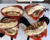 Une image de l'étape 5 de Poivrons surprise aux saucisses fumées moutarde de Dijon, basilic et parmesan.