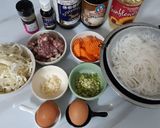 รูปขั้นตอนการทำที่ 1 ของ "ผัดเส้นหมี่ขาวแบบไวไว" Easy Stir Fried Rice Vermicelli