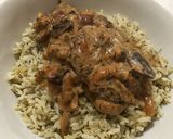 صورة لخطوة 6 من وصفة رز بالشبت و دجاج نباتي فيغن بالكريمه