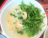 Hình bước làm 6 của món Cháo cá thu và tôm