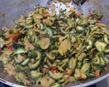 A picture of step 4 of Bitterguord Curry | Paavakkai Curry.
