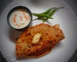 A picture of step 10 of Radish (muli) ke parathe.