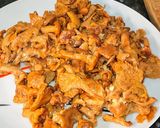 Halloumi saláta sült rókagombával - LC recept fázis 1 fotója