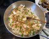 A picture of step 5 of Nasi goreng (Indonesian stir-fried rice).