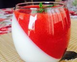 Hình bước làm 4 của món Panna cotta dâu