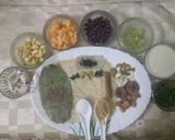 A picture of step 1 of Kashmiri Pulao.